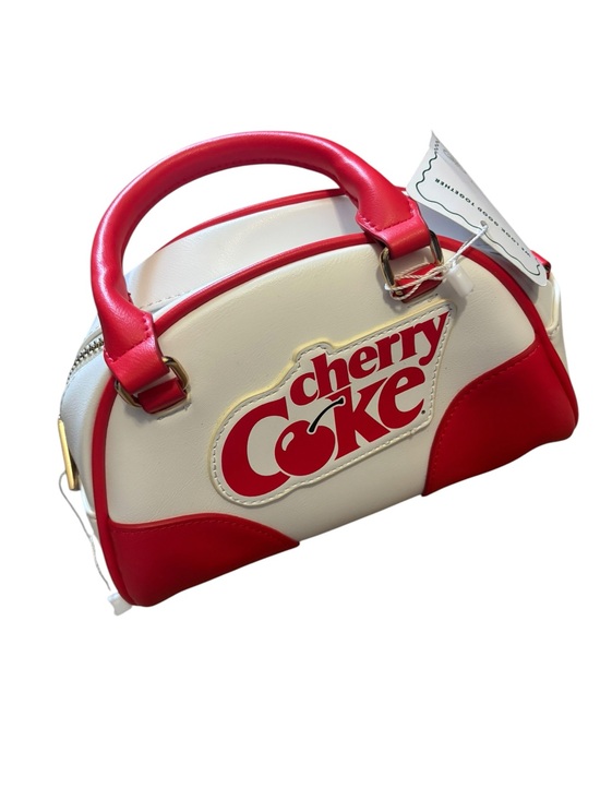 Coca Cola Handbags - Cherry Coke White and Red Dome Satchel w Strap